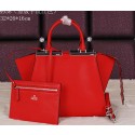 AAAAA Fendi 3Jours Tote Bag Calfskin Leather F8936 Red VS04814