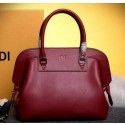 AAAAA Fendi Adele mini Tote Bags Pebbled Leather 8BHN246 Red VS06630