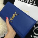 AAAAA Replica Yves Saint Laurent Classic Monogramme Clutch 30210 Blue VS09839