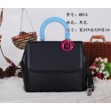 Be Dior Flap Top Handle Bag CD8813 Black VS03332
