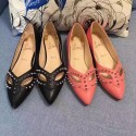 Best Christian Louboutin Sheepskin Pointed-toe Flat CL0218 VS07345