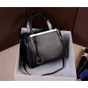 Best Fendi 2Jours Tote Bag Original Leather 8B27250 Black VS01040