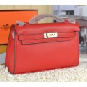 Best Hermes MINI Kelly 22cm Tote Bag Calfskin Leather Red VS07988