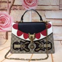 Best Imitation Gucci Broche GG Supreme Top Handle Bag 466432 VS05569