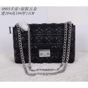 Best Knockoff MISS DIOR D0903 Black Sheepskin Leather Shoulder Bag VS04506