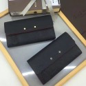 Best Louis Vuitton Embossed Calf Leather Pont-neuf Wallet Marine Rouge M61833 VS02772