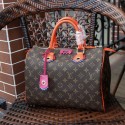 Best Louis Vuitton Monogram Canvas SPEEDY 30 Bag M41665 Orange VS05068
