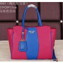 Best Prada Original Grainy Leather Tote Bag BN8095 Rose VS09800