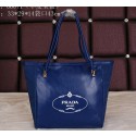 Best Prada Smooth Leather Shoulder Bag PR68671 Royal VS04426