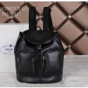 Best Prada Soft Calf Leather Backpack BZ0053 Black VS01562