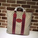 Best Quality Gucci GG Supreme Tote Red 473870 VS08090