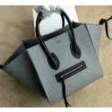 Best Quality Imitation 2015 Celine Luggage Phantom Bag Nubuck Leather 99016 Grey VS06516