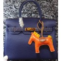 Best Quality Imitation Hermes Birkin 30CM Tote Bags Litchi Leather H30LI Royal VS03597