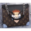 Best Quality Replica Louis Vuitton POCHETTE MASK CHAIN GM Monogram M94076 Black VS05771