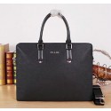 Best Quality Replica Prada Saffiano Leather Briefcase P88931 Black VS02049
