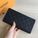 Best Replica Louis Vuitton Damier Infini Leather Brazza Wallet Onyx N63010 VS09168