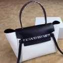 Celine Belt Bag Original Leather CLA98312 White&Black VS01459