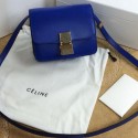 Celine Classic Box mini Flap Bag Smooth Leather C11041T Royal VS00684