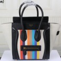 Celine Luggage Micro Boston Bag Original Canvas CT3308M Rainbow VS03553