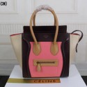 Celine Luggage Micro Tote Bag Original Leather CLY33081M Pink VS04856