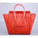 Celine Luggage Mini Tote Bag Grainy Leather Ci3308 Orange VS06851