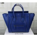 Celine Luggage Mini Tote Bag Grainy Leather Ci3308 Royal VS08707