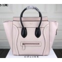 Celine Luggage Mini Tote Bag Original Leather Ci3308 Light Pink VS00543