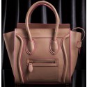 Celine Luggage Mini Tote Bag Original Leather CLS3308 Light Pink VS05349