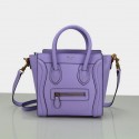 Celine Luggage Nano Bag Original Leather CL88029 Lavender VS05391