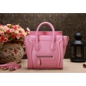 Celine Luggage Nano Boston Bag Original Leather 3309 Pink VS08464