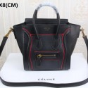 Celine Luggage Nano Tote Bag Original Leather CLY33081S Black VS08960