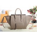 Celine Luggage Phantom Square Tote Bag 3341 in Light Khaki Clemence Leather VS00456