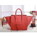 Celine Luggage Phantom Square Tote Bag 3341 in Orange Clemence Leather VS08141