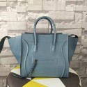 Celine Luggage Phantom Tote Bag Original Leather C16725 Acid Blue VS06844