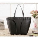 Celine Medium Cabas Phantom Bag Grainy Leather C3348 Black VS09489