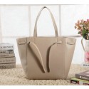 Celine Medium Cabas Phantom Bag Grainy Leather C3348 Khaki VS07107