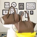 Celine Medium Tri Fold Shoulder bag in Grey Calfskin 030401 VS00208