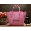 Celine Micro Luggage 3307 in Cherry Pink Original Leather YD VS07959