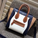 Celine Nano Luggage Original Leather White&Blue CL180910 VS03072