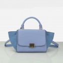 Celine Nano Trapeze Bag Grainy&Nubuck Leather C88038 SkyBlue VS02668