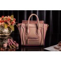Celine Nao Luggage 3309 in Shrimp Pink Original Leather with Peach Trim VS09707