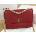 Celine Pocket Flap Bag Original Leather C96556 Burgundy VS08830