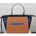 Celine Ring Bag Smooth Calfskin Leather 176203 Wheat&Royal&Black VS04187