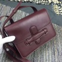 Celine Symmetrical Bag in Burgundy Calfskin C8803 VS03416