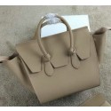 Celine Tie Top Handle Bag Original Leather 98314 Beige VS03576