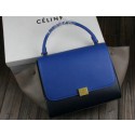 Celine Trapeze Bag Original Leather C3342 Blue&Royal&Grey VS03158