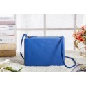 Celine Trio Crossbody Messenger Bag 3000 in Blue Original Calfskin Leather VS02339