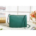 Celine Trio Crossbody Messenger Bag 3000 in Dark Green Original Calfskin Leather VS03919