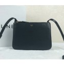 Celine Trio Original Leather Shoulder Bag C98317 Black VS06895