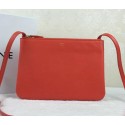Celine Trio Original Leather Shoulder Bag C98318 Orange VS03648